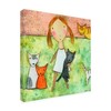 Trademark Fine Art Carla Sonheim 'Girl with Cats' Canvas Art, 24x24 WAG16344-C2424GG